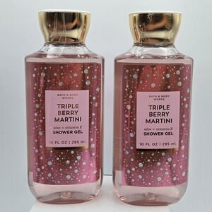 Bath & Body Work Triple Berry Martini Shower Gel Bundle